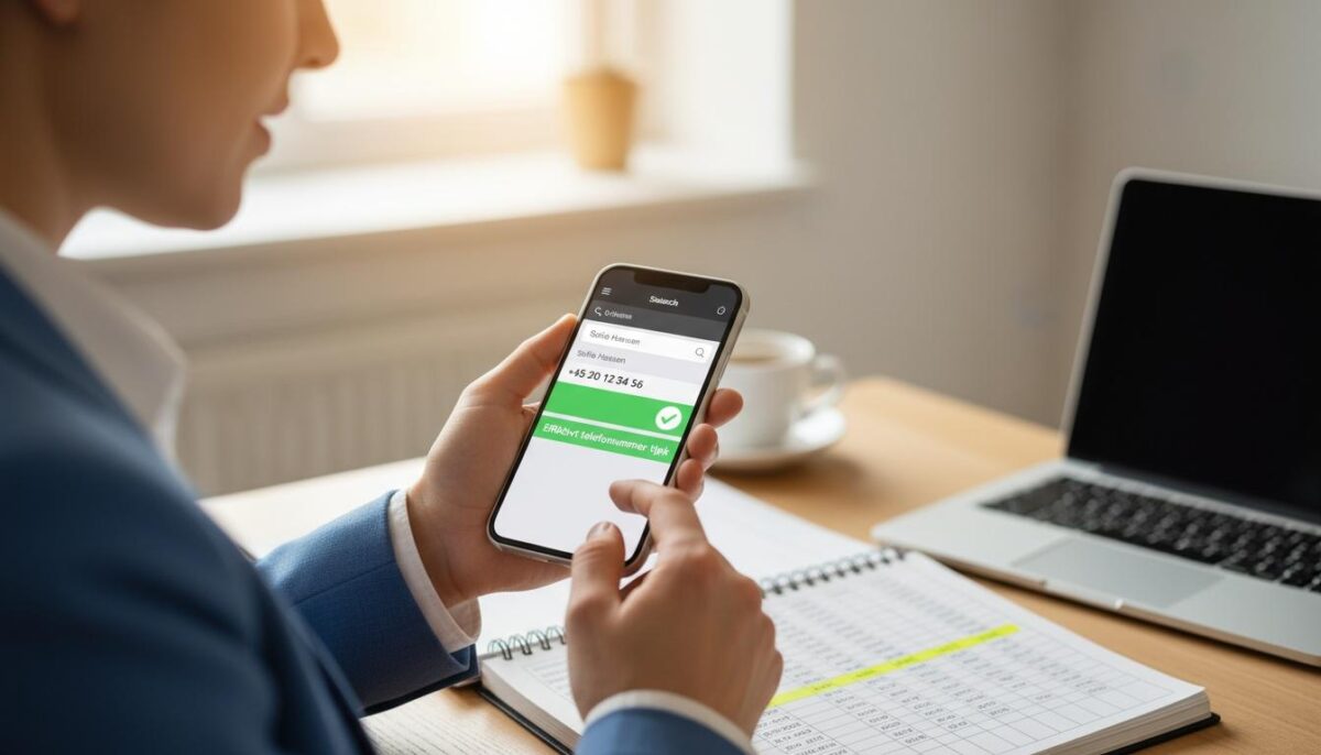 Effektivt telefonnummer tjek
